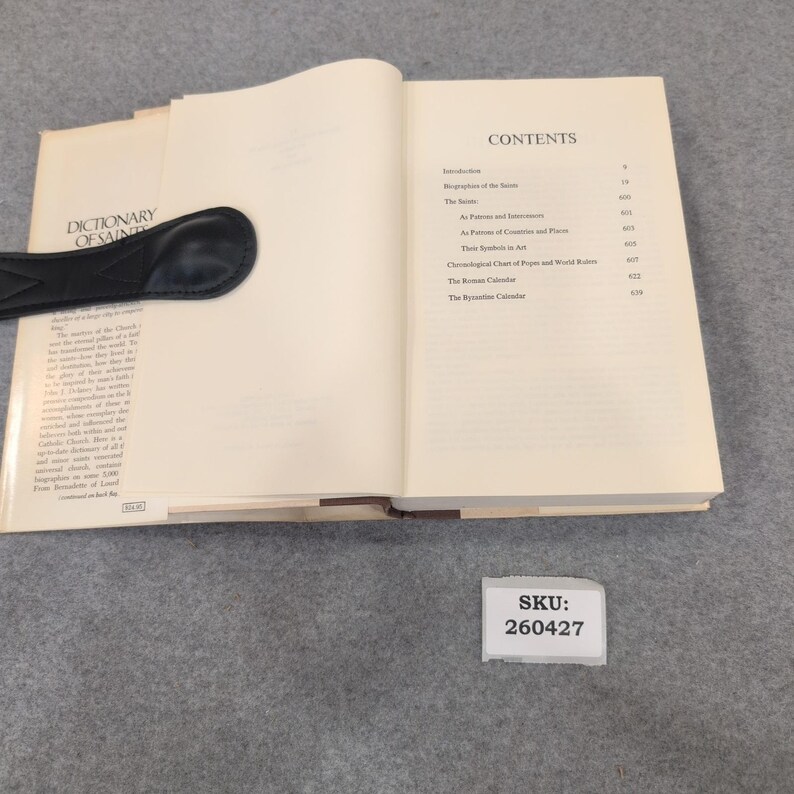Dictionary of Saints John J Delaney Hardcover 1980 1st Ed ISBN 0-385-13594-7 image 4