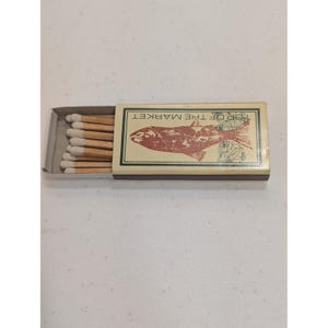 Vintage Top of the Market Restaurant Matchbook San Mateo CA Collectible image 3