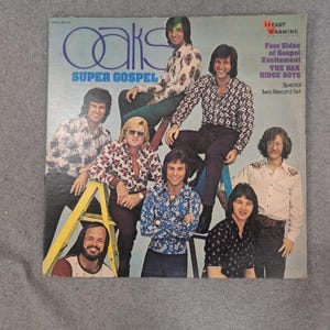 The Oak Ridge Boys Super Gospel 2 LP Vinyl Set Heart Warming Records R3320 image 1