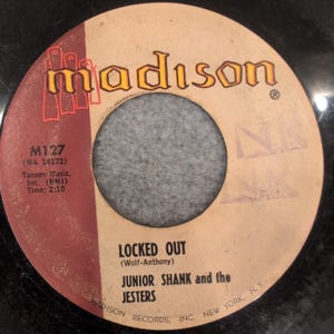 Junior Shank and the Jesters Be-Bop A-Lula Locked Out Madison M127 45 RPM Vinyl image 2