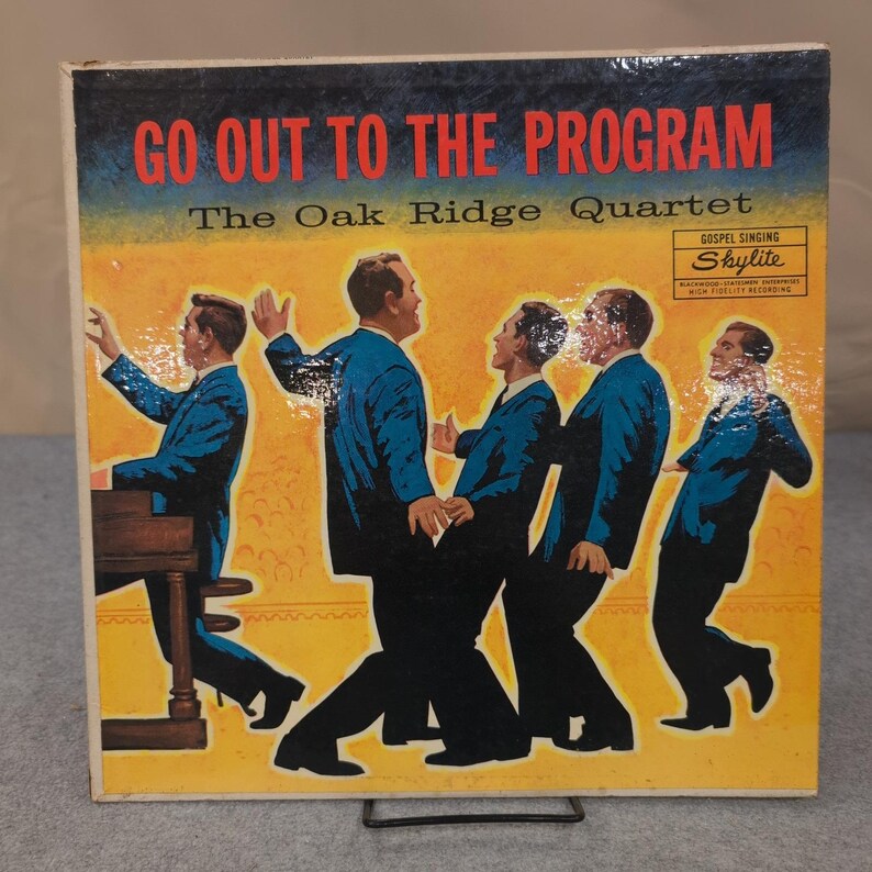 The Oak Ridge Quartet Go Out To The Program Vinyl LP Skylite SRLP-5982 Gospel image 1