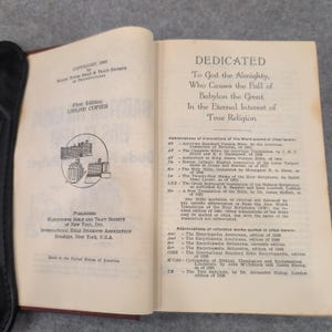 Babylon The Great Has Fallen God's Kingdom Rules 1963 First Edition Watchtower image 4