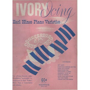 Lote de partituras antiguas: Ivory Icing, Earl Hines, Flamingo Road, Joan Crawford imagen 2