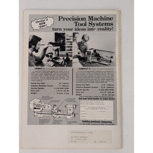 The Home Shop Machinist Magazine July August 1983 Metalworking Lathe Plans image 2
