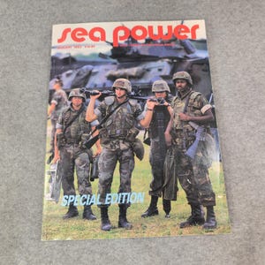 Sea Power Magazine January 1993 Special Edition Navy League United States VG image 1
