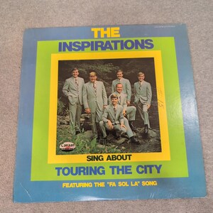 The Inspirations Sing About Touring The City Vinyl LP Canaan Records CAS-9740-LP image 1