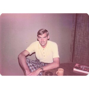 Vintage 1974 USAF Officer Home Interior Lot of 8 Photos 3.5x5 image 4