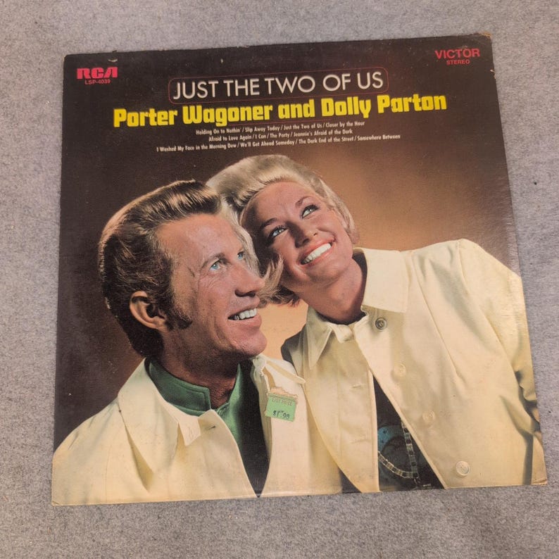 Porter Wagoner Dolly Parton Just the Two of Us Vinyl LP RCA Victor LSP-4039 image 1