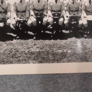 1937 Vtg Fort Bliss Texas US Army Company B Panoramic Photo 82nd Reg 2nd Btn image 4