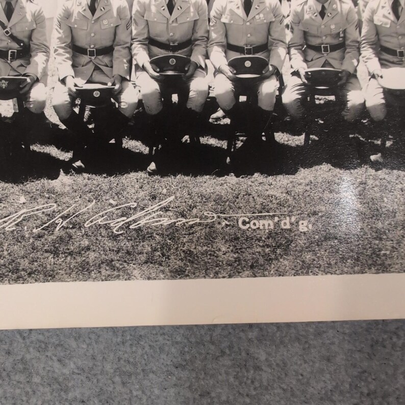 1937 Vtg Fort Bliss Texas US Army Company B Panoramic Photo 82nd Reg 2nd Btn image 4