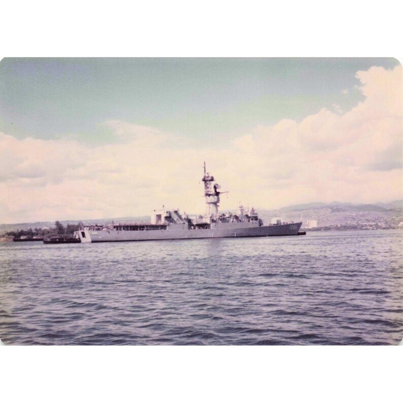 Vintage 1970s Pearl Harbor Navy Ships Tour Boat Photo Lot of 9 3.5x5 Warships image 7