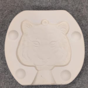 BAMA 145 Tiger Face Silicone Mold for Resin Clay Soap Candle Making image 2
