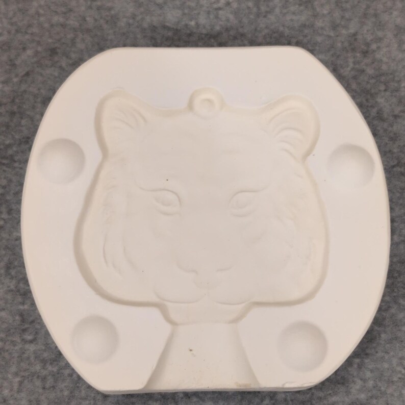 BAMA 145 Tiger Face Silicone Mold for Resin Clay Soap Candle Making image 2