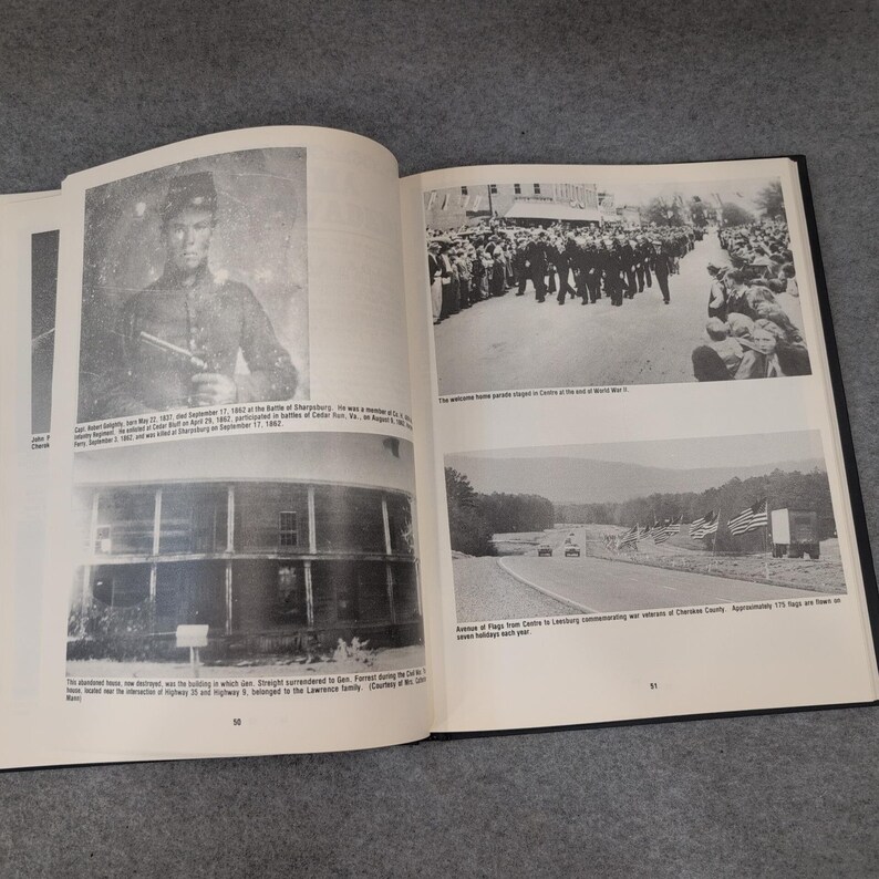 Cherokee County Alabama A Pictorial History 1836-1986 Hardcover Book Centre image 4
