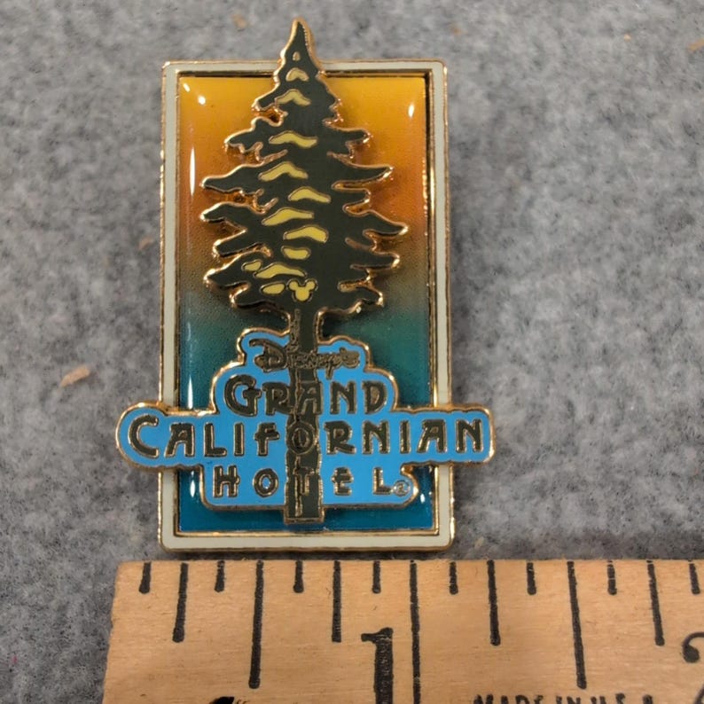 Disney Grand Californian Hotel Pin 2004 Officiell Pin Trading Disneyland Resort bild 2