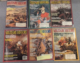Military History Magazine Lot 6 Issues 1999 Napoleonic Wars Battle of Saratoga
