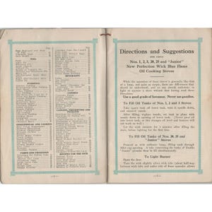 Antique 1912 New Perfection Cook-Book Oil Stove Recipes Cleveland Foundry image 4