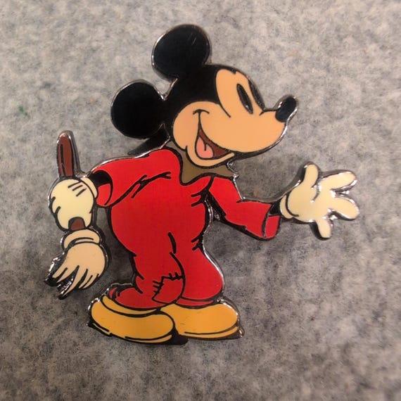 Disney Catalog Mickey Mouse Brave Little Tailor Red Pajamas Enamel Pin Exclusive