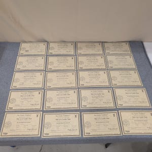 Lot of 20 All God's Children Martha Holcombe Certificates of Authenticity COA image 1