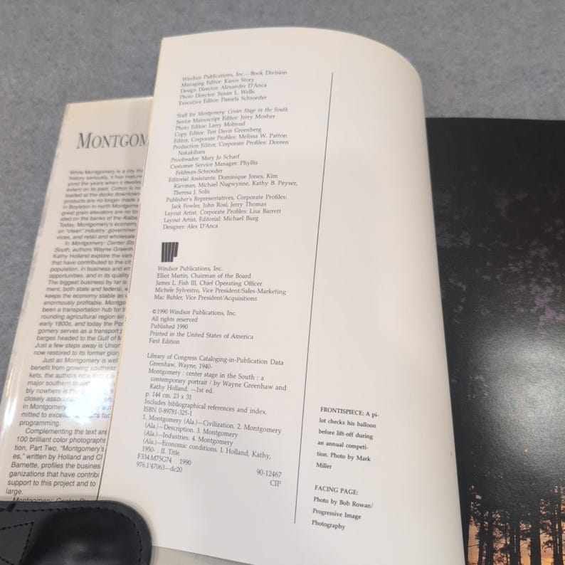 Montgomery Center Stage in the South Wayne Greenhaw 1990 First Edition Hardcover image 5