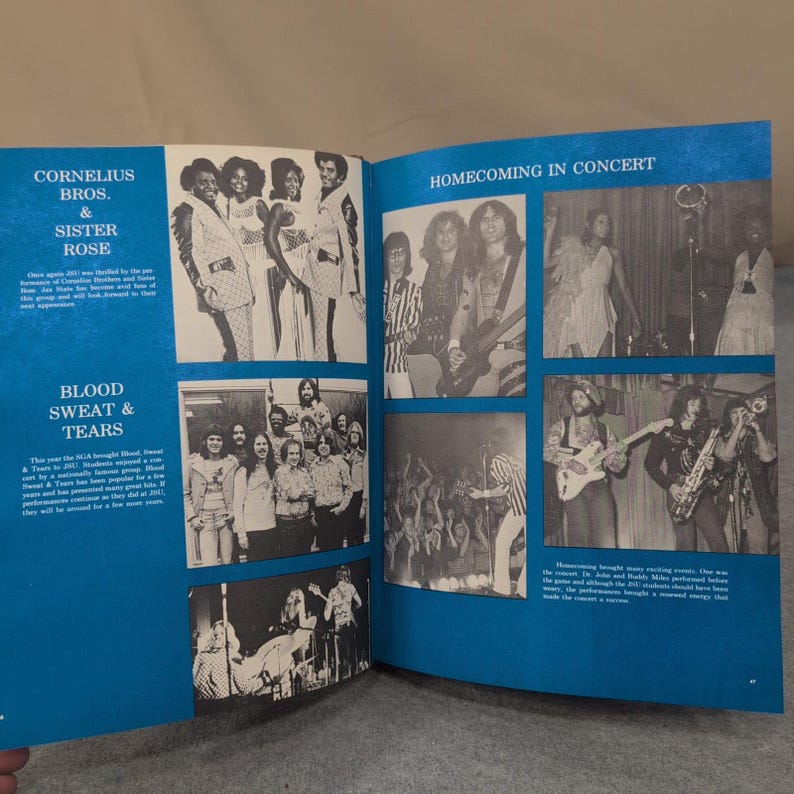 1974 Mimosa Vol 29 Jacksonville State University Yearbook JSU Alabama Vintage afbeelding 4