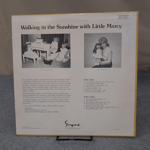 Camminando al sole con Little Marcy Vinile LP Singcord ZLP 871 Domenica immagine 2