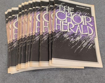 Lot von 17 Der Chor Herald März April 1995 Choralmusik Magazin Lorenz
