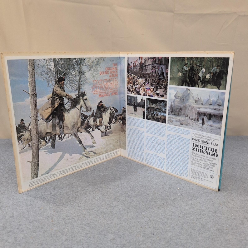 Doctor Zhivago Original Soundtrack Vinyl LP Maurice Jarre MGM SWAE-90620 Stereo image 2