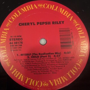 Cheryl Pepsii Riley Me Myself and I 12" Vinyl Single 1988 Columbia 44 08176 VG image 6