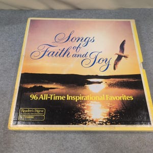 Reader's Digest Songs of Faith and Joy 96 Inspirational Favorites Vinyl Box Set image 1