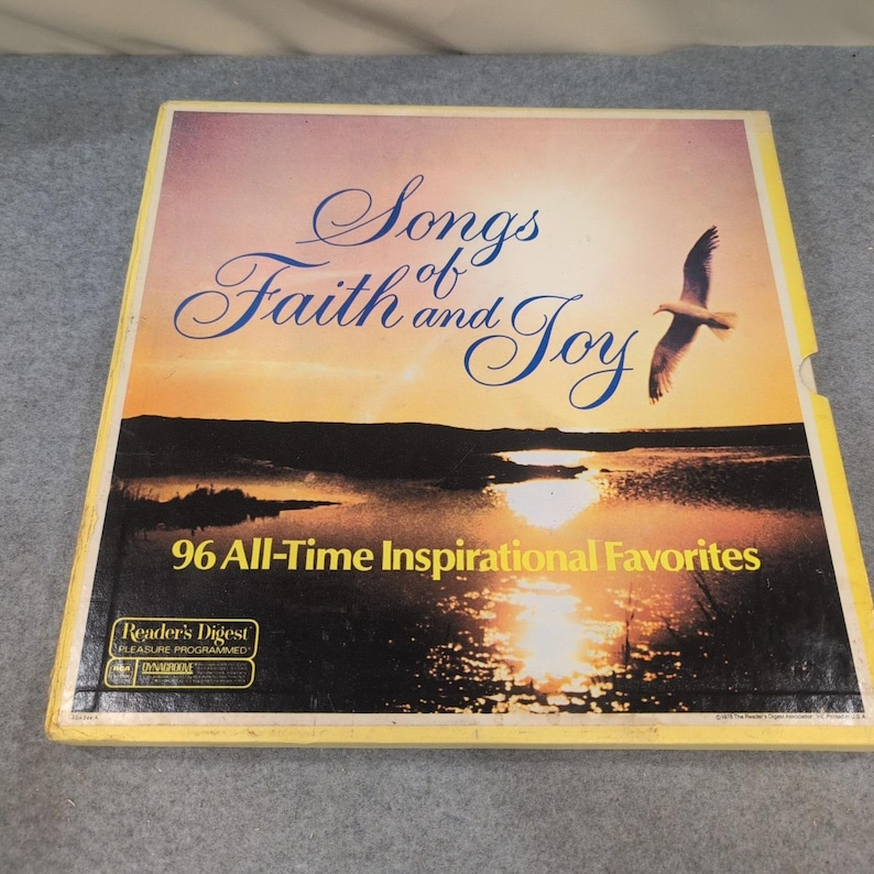Reader's Digest Songs of Faith and Joy 96 Inspirational Favorites Vinyl Box Set image 1