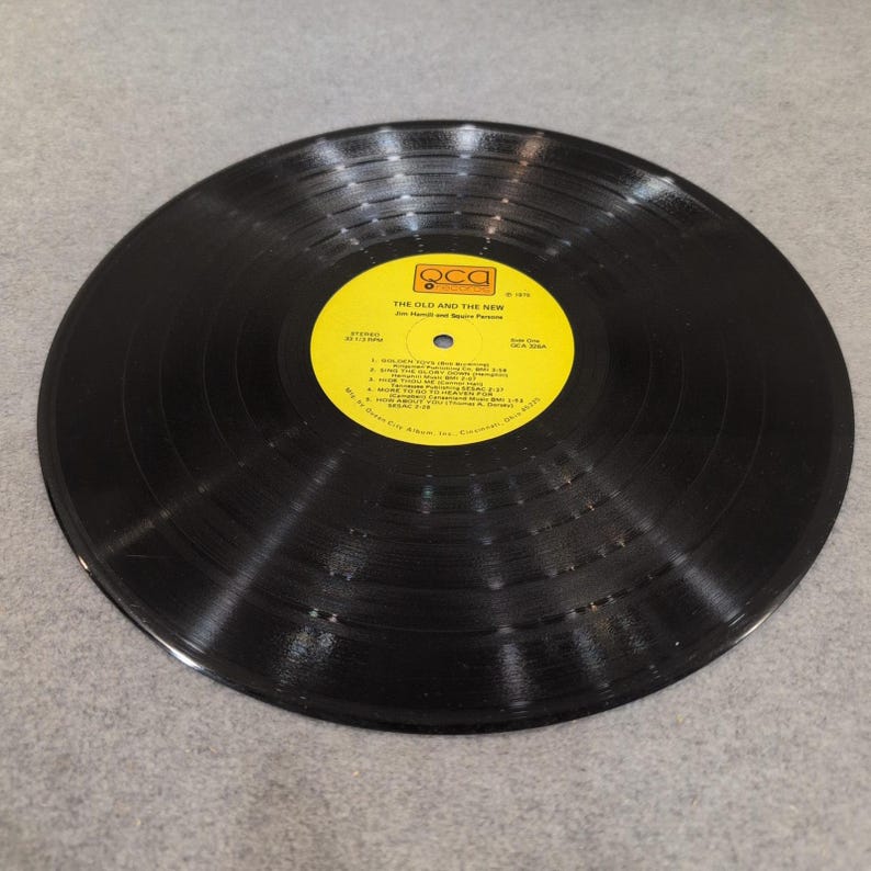 Jim Hamill Squire Parsons The Old and The New Vinyl LP 1975 QCA 326 Gospel image 5