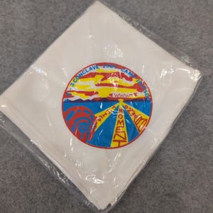 Bandana souvenir Camp Jackson 3 Conclave 1984 neuf/scellé « À ce moment-là » image 1