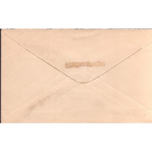 Postzegelbrief van Campbell Island, Nieuw-Zeeland, uit 1952 met afbeelding van Koning George VI. afbeelding 2