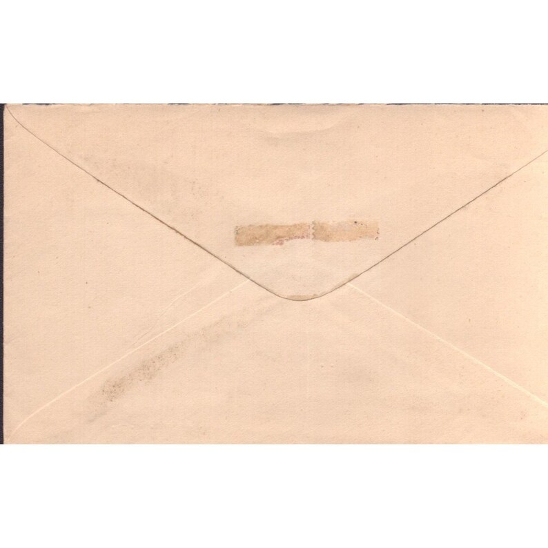 Postzegelbrief van Campbell Island, Nieuw-Zeeland, uit 1952 met afbeelding van Koning George VI. afbeelding 2