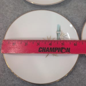 Noritake Oriental 6341 Bamboo Salad Plates and Saucers Set of 8 Japan Fine China image 6