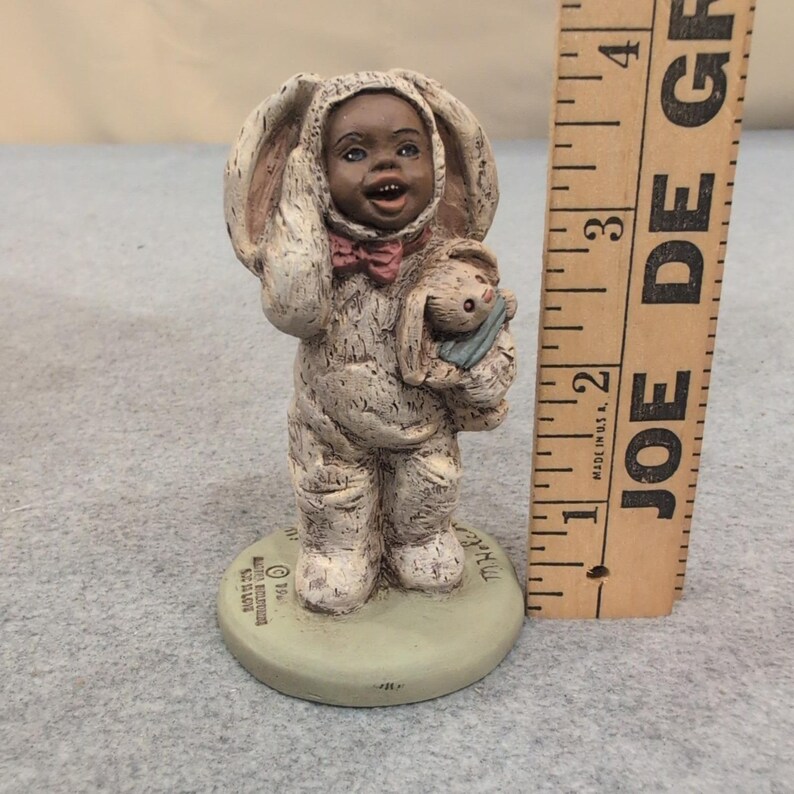 Martha Holcombe All God's Children Bootsie Bunny Figurine 1529 Signed 48 image 5