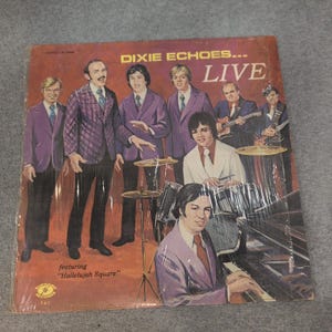 Dixie Echoes Live Vinyl LP Supreme Records Southern Gospel immagine 1