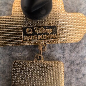 Disney Grand Californian Hotel Pine Tree Dangle Trading Pin Gold Tone Enamel image 4
