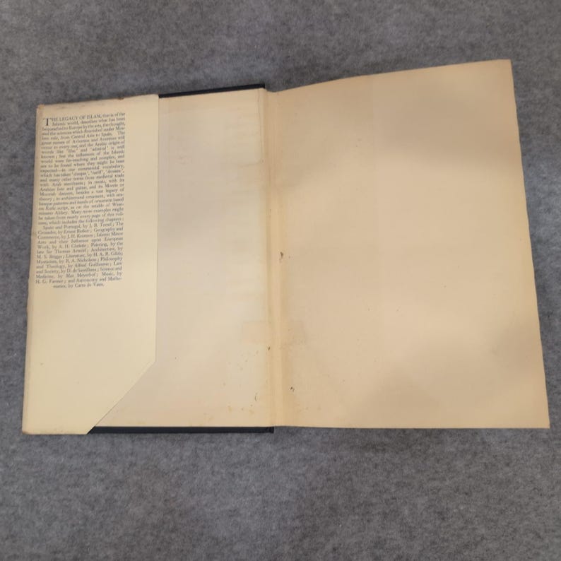 The Legacy of Islam Edited by Sir Thomas Arnold and Alfred Guillaume HC 1931 image 4