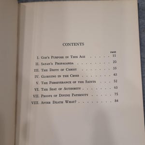El propósito de Dios en esta era John Hess McComb 1941 Tapa dura imagen 5