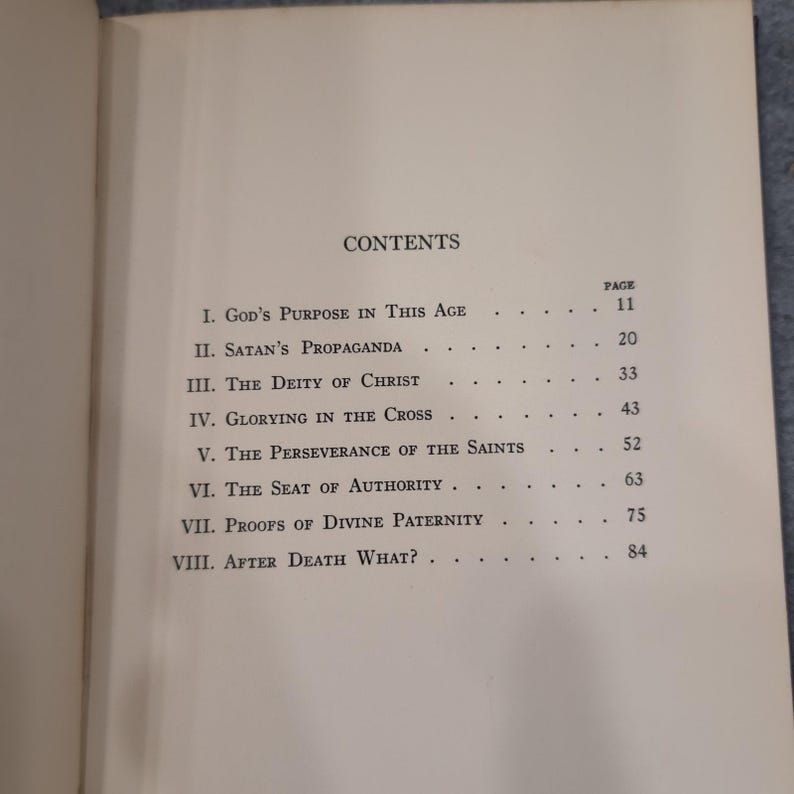 El propósito de Dios en esta era John Hess McComb 1941 Tapa dura imagen 5