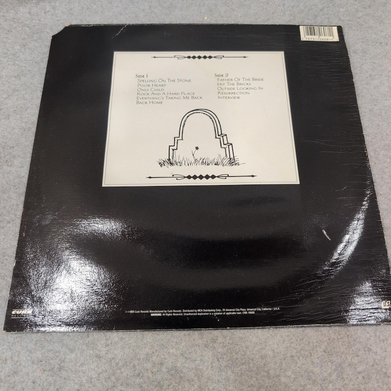 Spelling On The Stone LPレコードアルバム Curb Records CRB-10608 1988 カントリーミュージック 画像 2