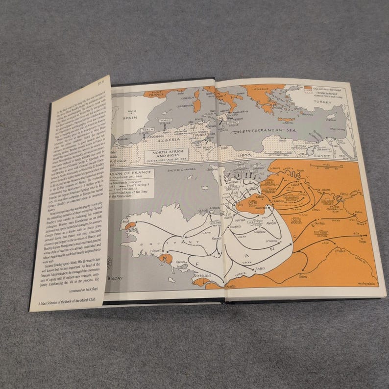 A Generals Life Omar N Bradley Autobiography First Edition Hardcover 1983 WWII image 3
