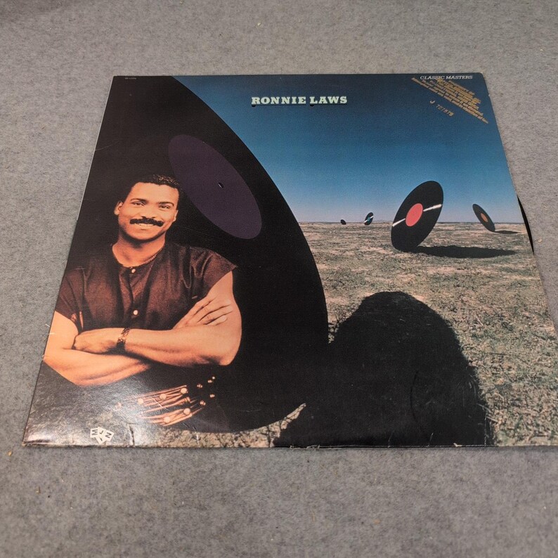 Ronnie Laws Classic Masters Vinyl LP 1984 Capitol ST-12375 Promo Gold Stamp VG image 1