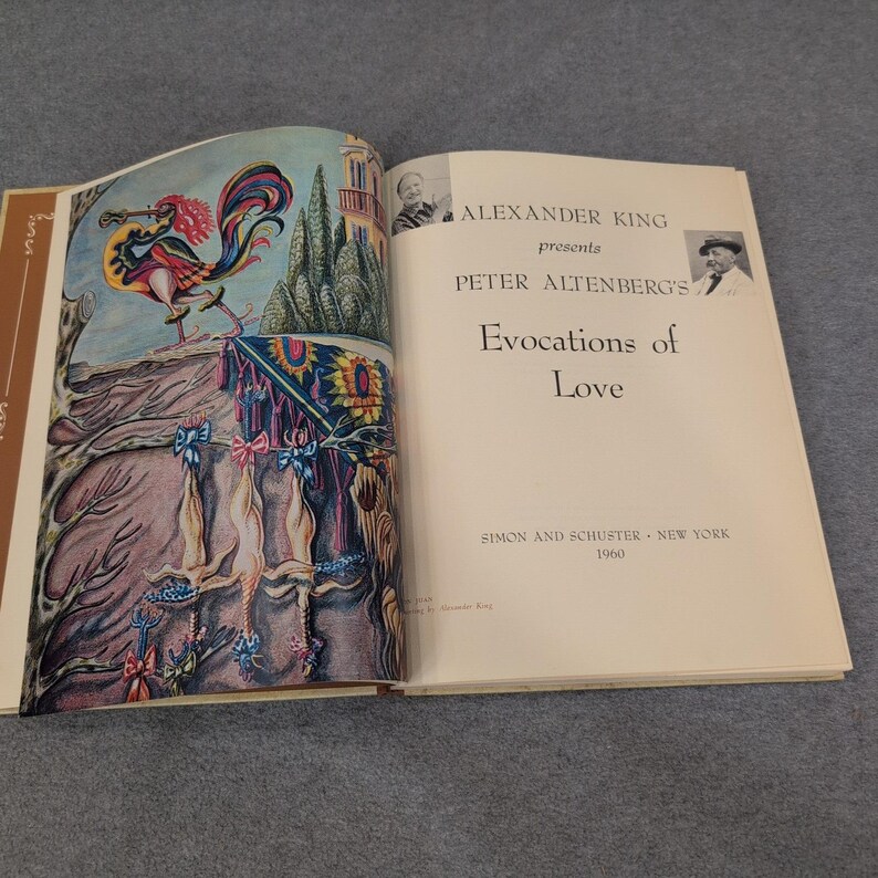 Alexander King Peter Altenberg Evocations of Love 1960 First Printing Slipcase image 4