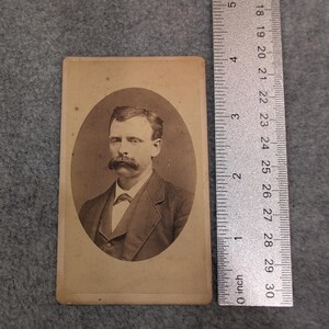 Antique 1880s Cabinet Card Photo Charlie Sampson Goodwater Alabama M. M. Gardner image 6