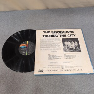 The Inspirations Sing About Touring The City Vinyl LP Canaan Records CAS-9740-LP image 2