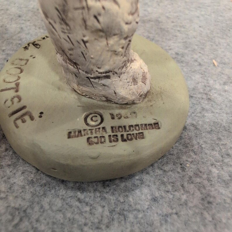 Martha Holcombe All God's Children Bootsie Bunny Figurine 1529 Signed 48 image 4