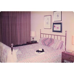 Lote de 8 fotos de interiores de casas vintage de los años 70, decoración asiática, USAF, 3.5x5 imagen 7